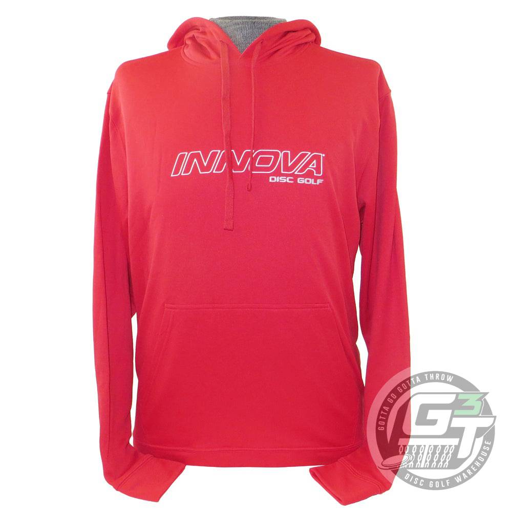 Innova Apparel M / Red Innova Prime Performance Pullover Hoodie Disc Golf Sweatshirt