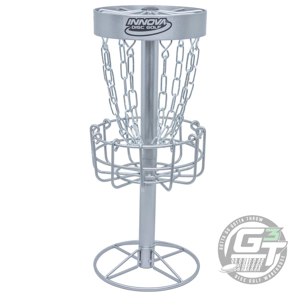 Innova Basket Silver Innova Desktop DISCatcher Micro Mini Disc Golf Basket