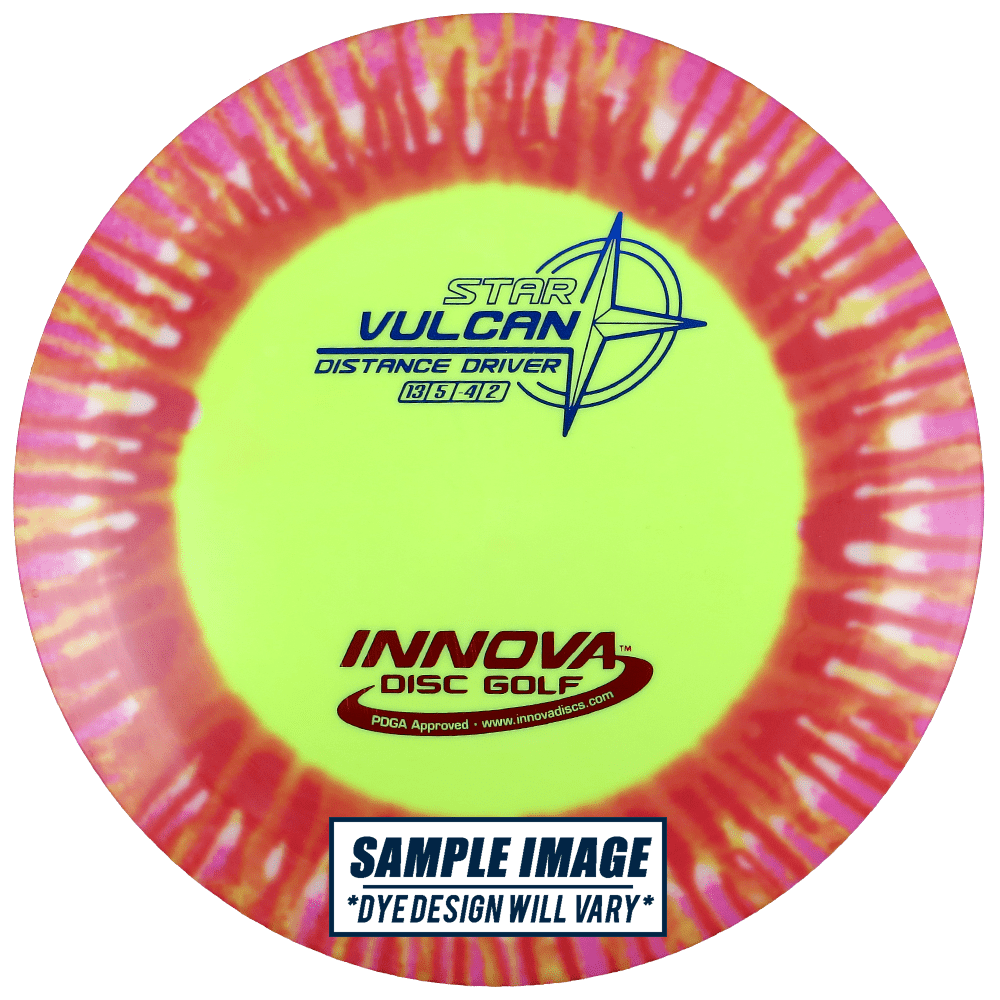 Innova Golf Disc Innova I-Dye Star Vulcan Distance Driver Golf Disc