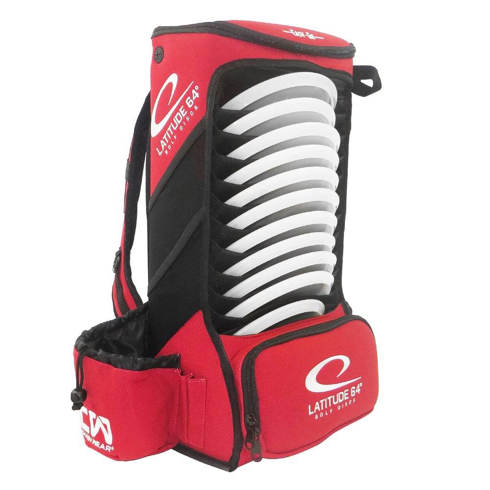 Latitude 64 Golf Discs Bag Red Latitude 64 Easy-Go Backpack Disc Golf Bag