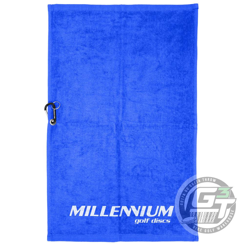 Millennium Golf Discs Accessory Royal Blue Millennium Golf Discs Logo Disc Golf Towel