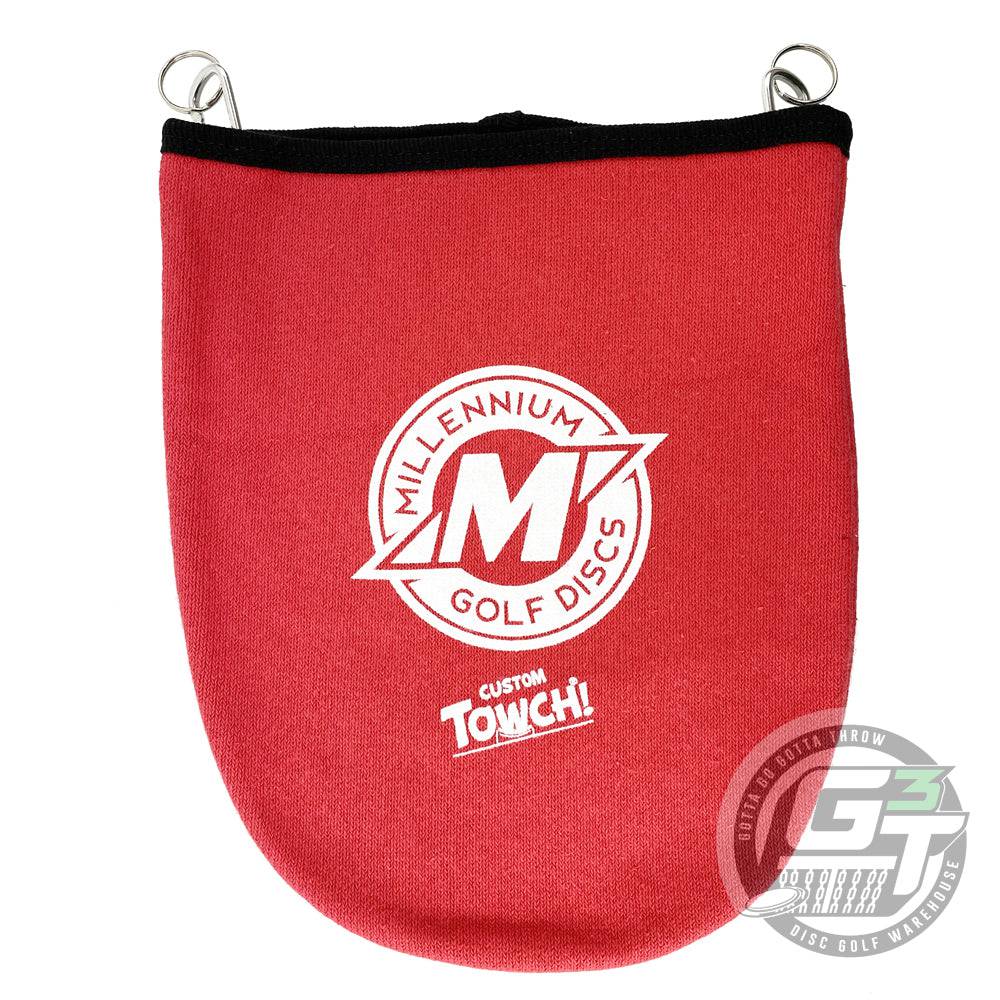 Millennium Golf Discs Accessory Red Millennium Golf Discs Towch Disc Golf Towel