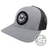 Millennium Golf Discs Apparel Gray / Black Millennium Golf Discs M Badge Logo Snapback Mesh Disc Golf Hat