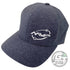 MVP Disc Sports Apparel S / M / Heather Black MVP Disc Sports Orbit Logo Delta Carbon Flexfit Performance Disc Golf Hat