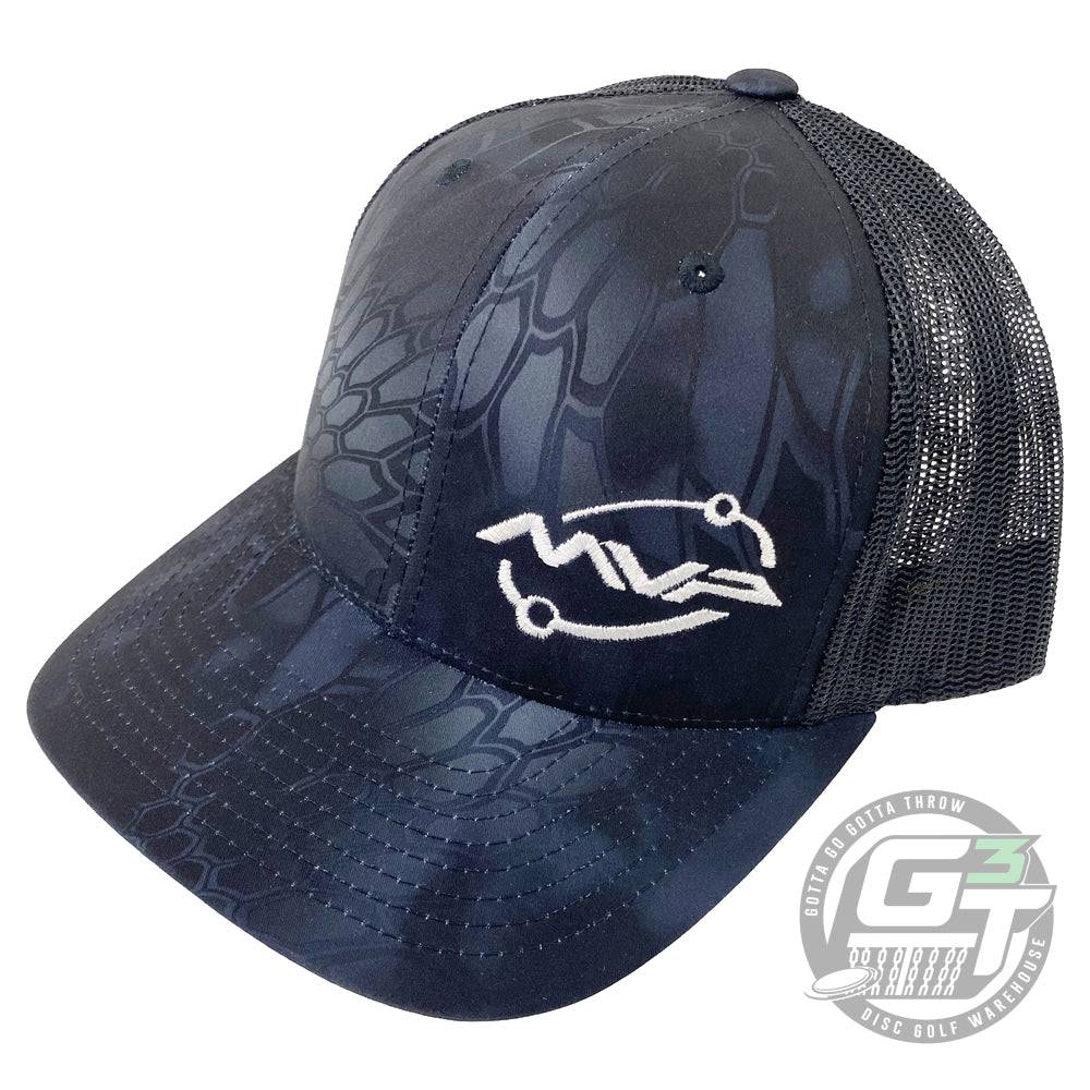 MVP Disc Sports Apparel Kryptek Typhon MVP Disc Sports Orbit Logo Kryptek Retro Trucker Snapback Mesh Disc Golf Hat