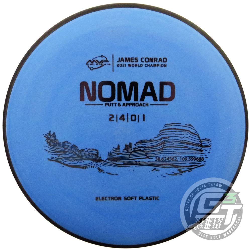 MVP Disc Sports Golf Disc MVP Electron Soft Nomad [James Conrad 1X] Putter Golf Disc