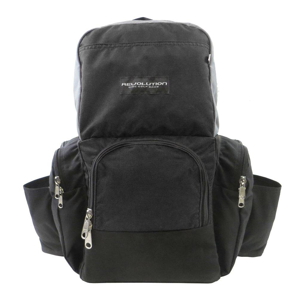 Revolution Disc Golf Bag Black Revolution Dual Pack Lite Backpack Disc Golf Bag